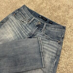 BKE Jake Straight Jeans Mens 30X30 Blue Denim Light Wash Y2K Rockabilly